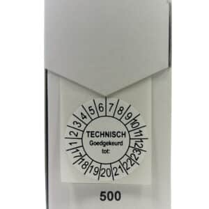 Sticker Technisch Goedgekeurd (500 Stuks)