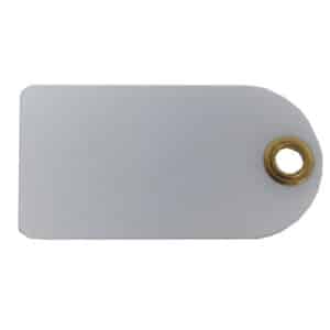 Keuringslabel Wit Rechthoek