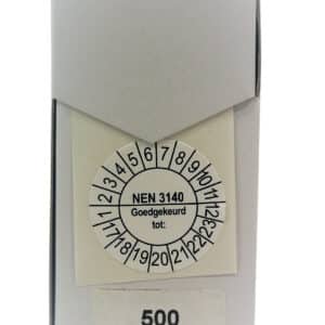 Sticker NEN3140 (500 Stuks)