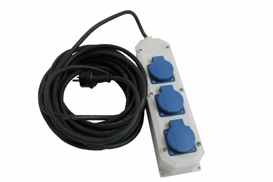 Contactblok 3V + 10mtr 3G1,5