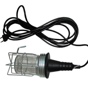 Looplamp Rubber 60W, 5mtr 2x0,75 H05VV-F