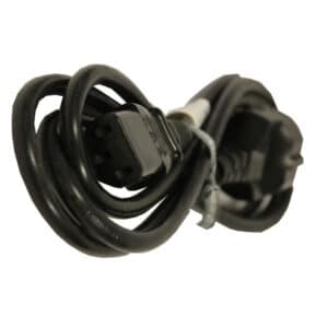 Eurosnoer zwart 1.8mtr